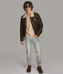 Dean Zip Up Shirt Collar Jacket
